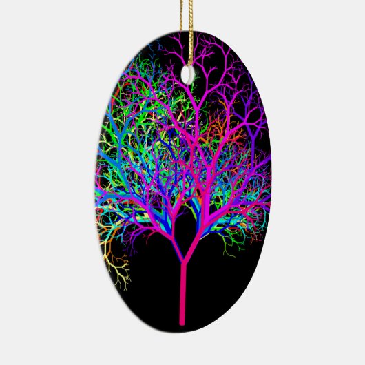 Geweldige neonstructuur keramisch ornament (Rechts)