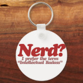 Geweldige Nerd Humor Sleutelhanger (Voorkant)