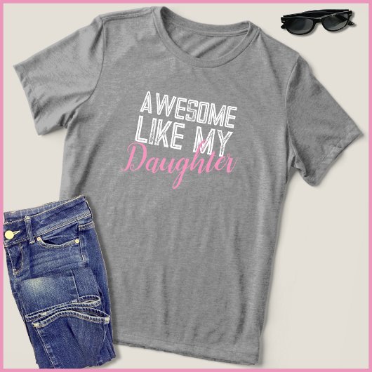 Geweldige, net als mijn trotse moeder Tri-Blend shirt