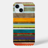 Geweldige nieuwe iPhone grungy gestreepte kunst Case-Mate iPhone Case (Achterkant)