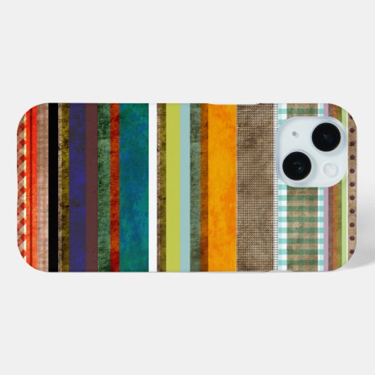 Geweldige nieuwe iPhone grungy gestreepte kunst Case-Mate iPhone Case (Achterkant (horizontaal))
