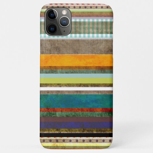 Geweldige nieuwe iPhone X Grungy striped art Case-Mate iPhone Case (Achterkant)