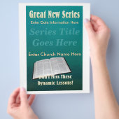 Geweldige nieuwe serie brochure Blauwgroen (Hand)