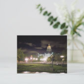 Geweldige Night Uitzicht, Colorado State Capital B Briefkaart (Staand voorkant)
