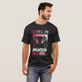 Geweldige niveau 25 ontgrendeld niveau 26 Loading  T-shirt (Voorkant volledig)