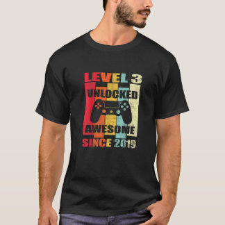 Geweldige niveau 3 ontgrendelde videoband 2019 Bir T-shirt
