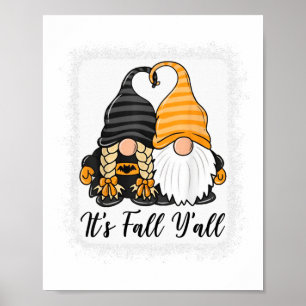 Geweldige Novelty Gnome Halloween Funny's Herfst j Poster