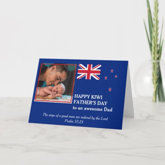 Geweldige NZ KIWI Pap Fathers Day Kaart (Voorkant)