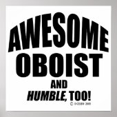 Geweldige oboïst poster (Voorkant)