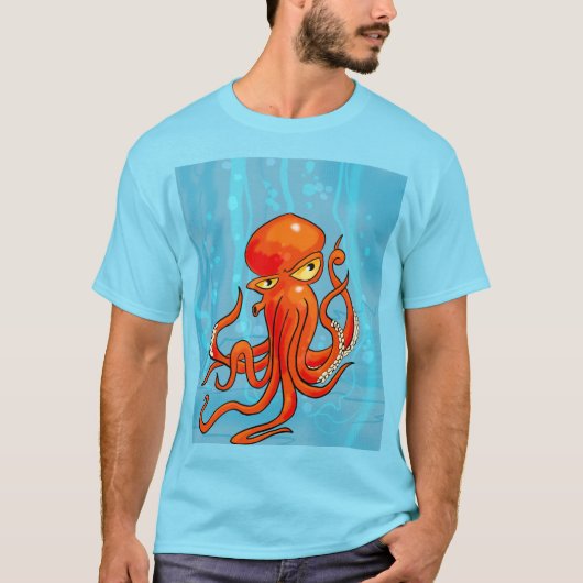 Geweldige Octopus-rugzak T-shirt (Voorkant)