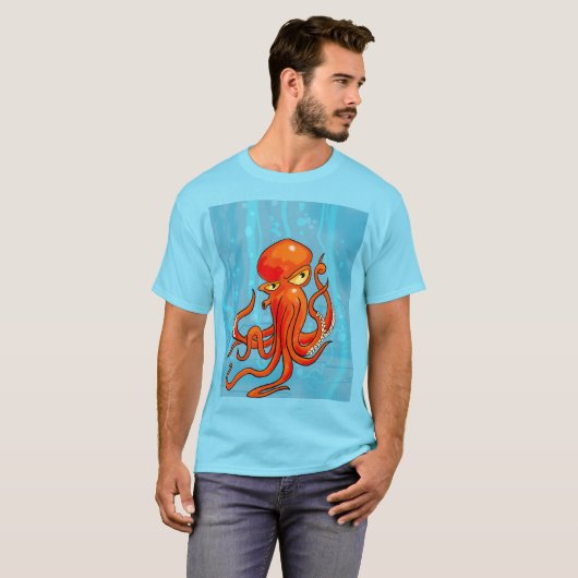 Geweldige Octopus-rugzak T-shirt (Voorkant volledig)