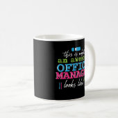 Geweldige Office Manager-koffie Mok (Voorkant rechts)