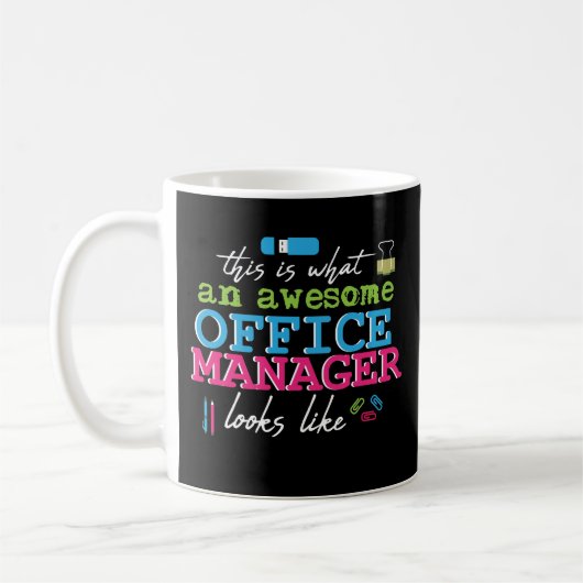 Geweldige Office Manager-koffie Mok (Links)