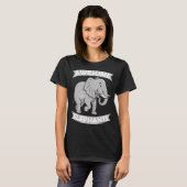 Geweldige olifanten Zoo Circus Elephant conservati T-shirt (Voorkant volledig)
