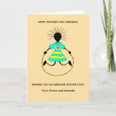 Geweldige oma Happy Moederdag Kaart (Voorkant)