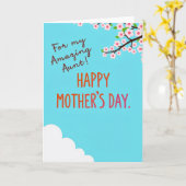 Geweldige Oma Moederdag kaart (Gele Bloem)