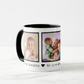 Geweldige oma multi foto gepersonaliseerd mok (Voorkant links)