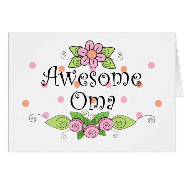 Geweldige Oma T-Shirt (Voorkant Horizontaal)