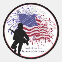 Geweldige ondersteuning Onze troepen Sticker Tweed