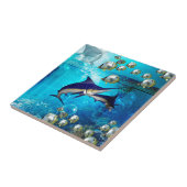 Geweldige onderwaterwereld tegeltje (Zijkant)