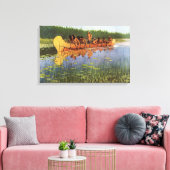 Geweldige ontdekkingsreizigers door Remington,  Pi Canvas Afdruk (Insitu (Woonkamer))