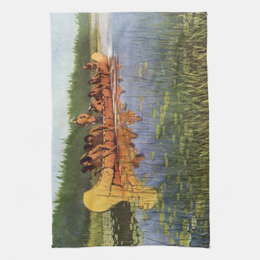 Geweldige ontdekkingsreizigers door Remington,  Pi Theedoek (Verticaal)