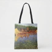 Geweldige ontdekkingsreizigers door Remington, Pi Tote Bag (Voorkant)