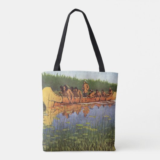 Geweldige ontdekkingsreizigers door Remington, Pi Tote Bag (Achterkant)