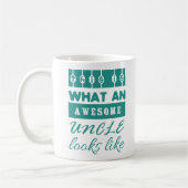 Geweldige oom Funny oom Quote Gift voor oom Koffiemok (Links)