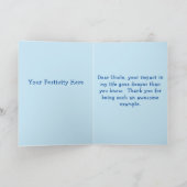 Geweldige Oom Kerstkaart Feestdagen Kaart (Binnen)