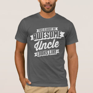 Geweldige oom lijkt op t-shirt