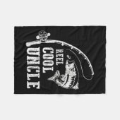 Geweldige Oom Vissen Vader Vaderdag  Fleece Deken (Voorkant (Horizontaal))