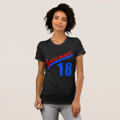 Geweldige op 18 jaar 18e verjaardag t-shirt (Voorkant volledig)