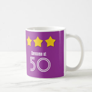 Geweldige op 50 jaar of 50 jaar oud (V01) Koffiemok