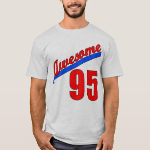 Geweldige op 95 jaar t-shirt