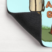 Geweldige opa Golf Muismat (Hoek)