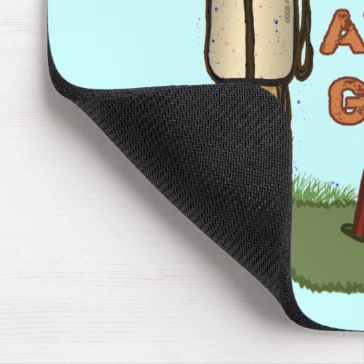 Geweldige opa Golf Muismat (Hoek)