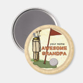 Geweldige Opa Golfmagneet Magneet (Voorkant / Achterkant)