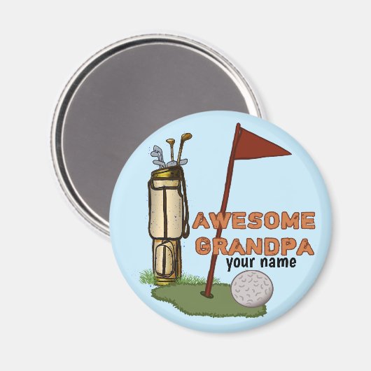 Geweldige Opa Golfmagneet Magneet (Voorkant / Achterkant)