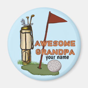Geweldige Opa Golfmagneet Magneet