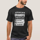  Geweldige opa grappig t-shirt (Voorkant)