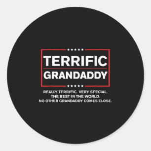 Geweldige opa - Grappige Donald Trump 2020 Suppo Ronde Sticker