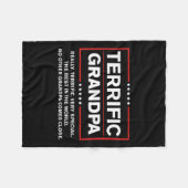Geweldige opa - grappige Donald Trump-campagne Fleece Deken (Voorkant (Horizontaal))