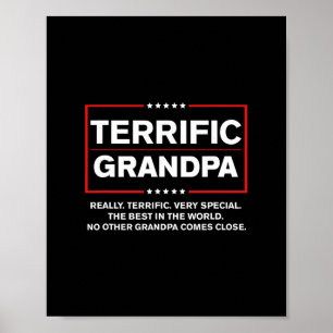 Geweldige opa - Grappige Donald Trump Campagne Sti Poster
