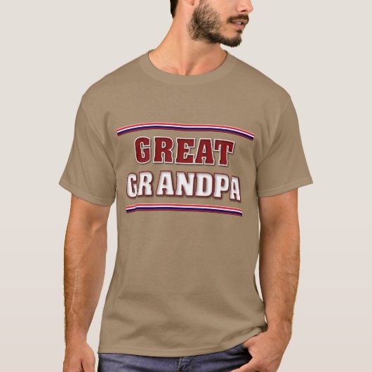 Geweldige opa T-shirt (Voorkant)