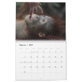 Geweldige orang-oetans 2026 kalender (Feb 2027)