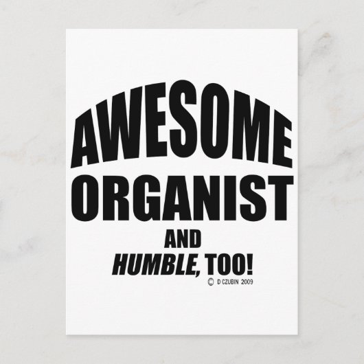 Geweldige organisme briefkaart (Voorkant)