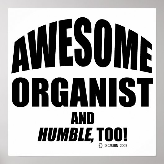 Geweldige organisme poster (Voorkant)