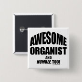 Geweldige organisme vierkante button 5,1 cm (Voorkant /achterkant)