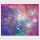 Geweldige Orion nebula die sterren schitteren "Moo Cadeaupapier (Vlak)